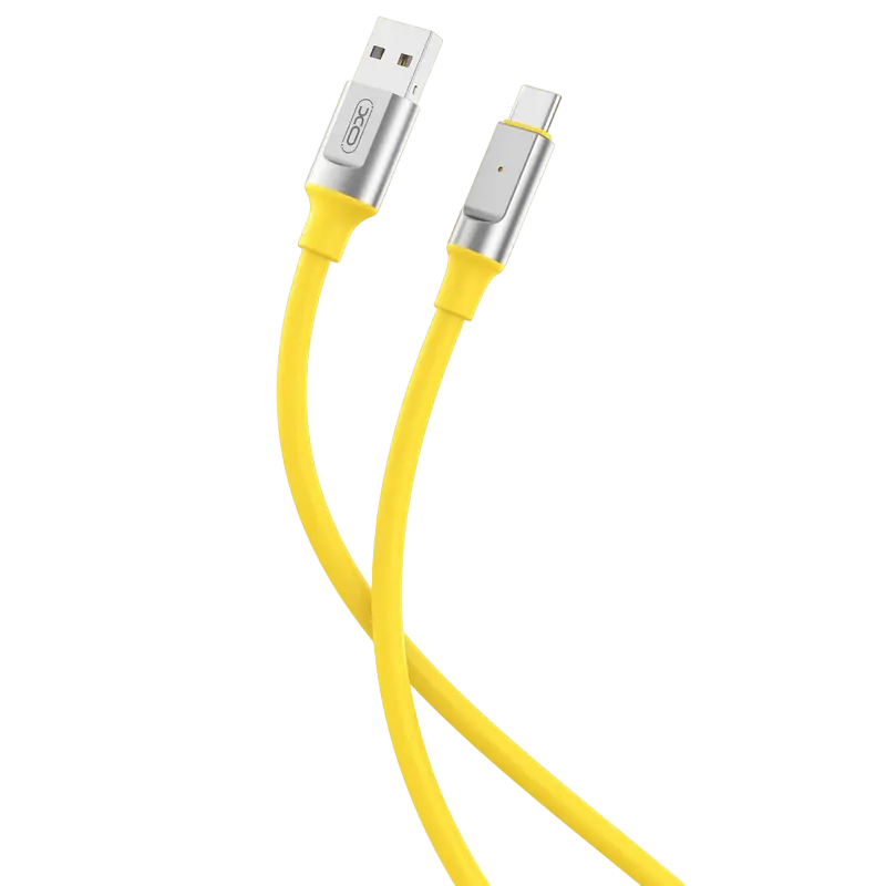 Кабель для передачи данных XO NB251, USB Type-A/USB Type-C, 1м, Жёлтый