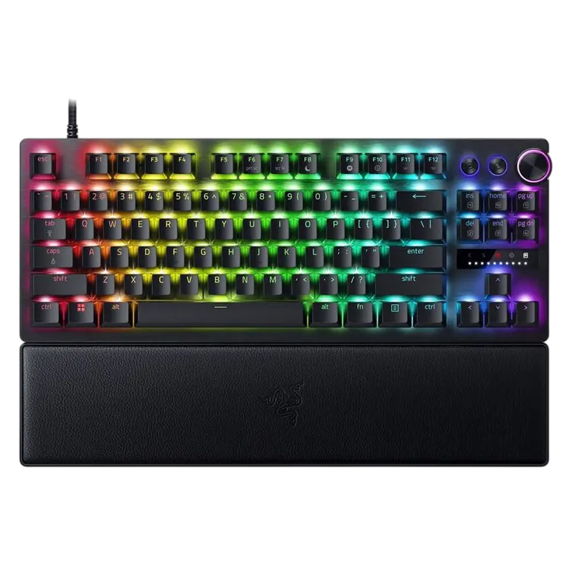Клавиатура Razer Huntsman V3 Pro TKL, Проводное, Чёрный