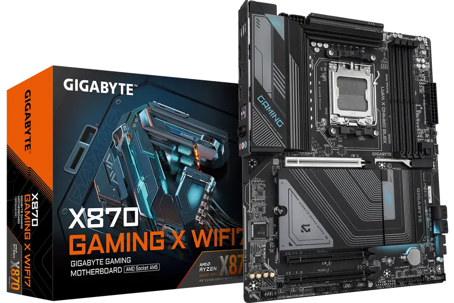 Материнская плата Gigabyte X870 GAMING X WIFI7, AM5, AMD X870, ATX,процессоры ,оперативная память, ssd, M2, hdd, кейсы