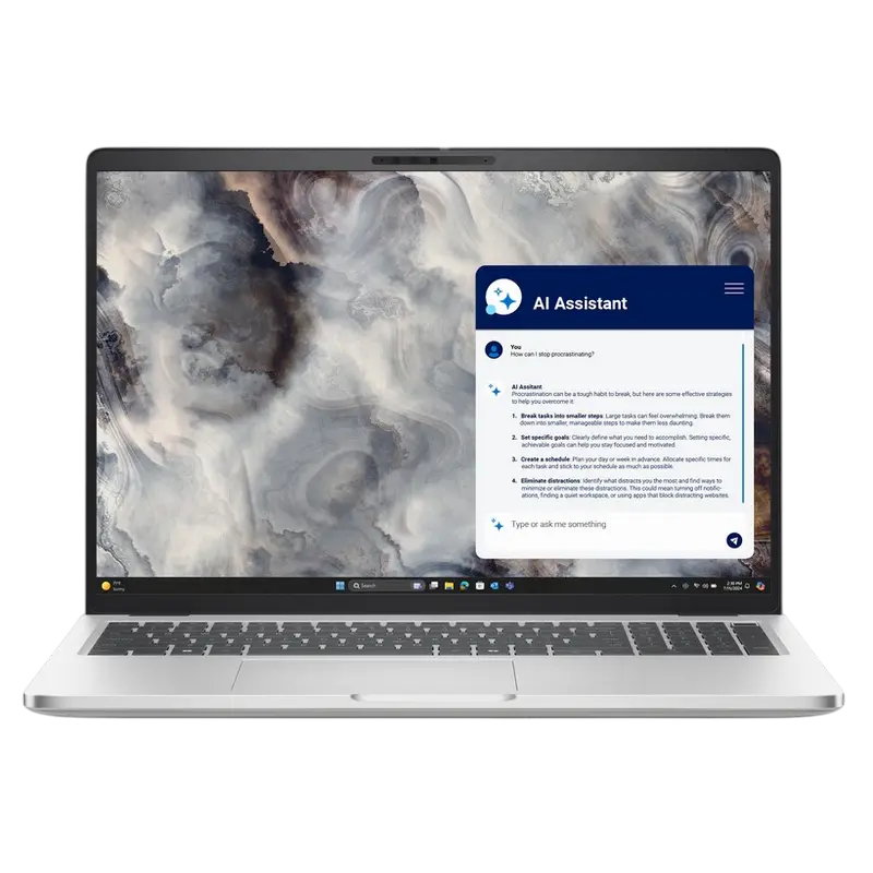 Ноутбук для бизнеса 16" DELL Pro 16 Plus PB16250, Серебристый, Intel Core Ultra 7 268V, 32Гб/512Гб, Linux Ubuntu