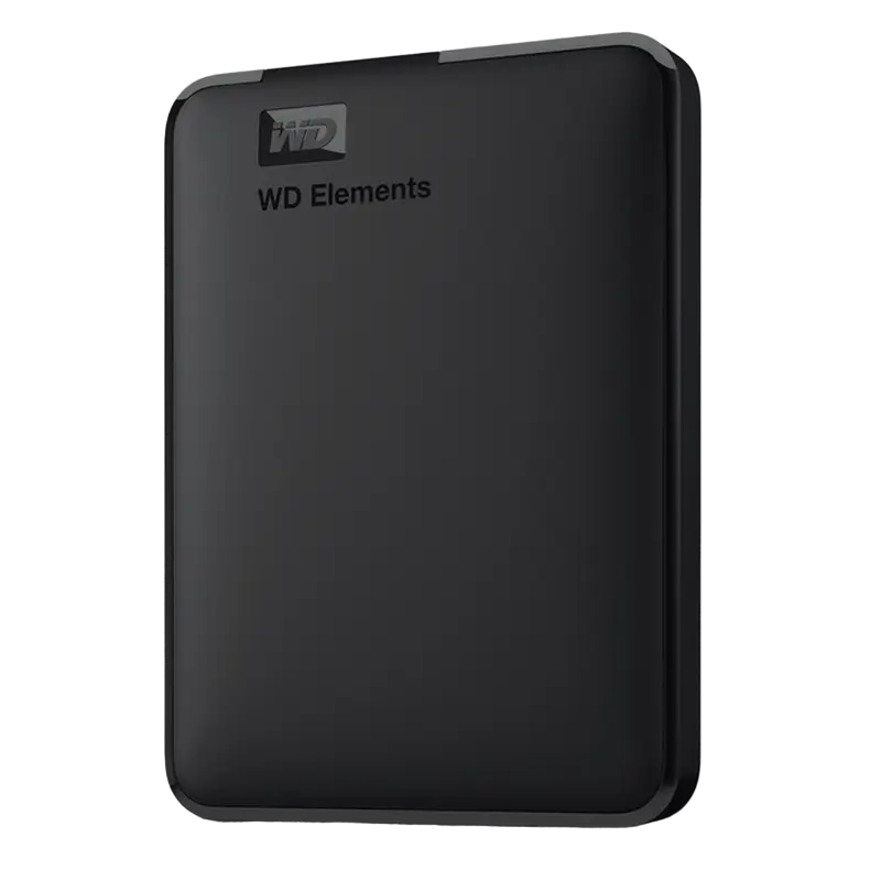 Внешний портативный жесткий диск Western Digital WD Elements,  4 TB, Чёрный (WDBU6Y0040BBK-WESN),процессоры ,оперативная память, ssd, M2, hdd, кейсы