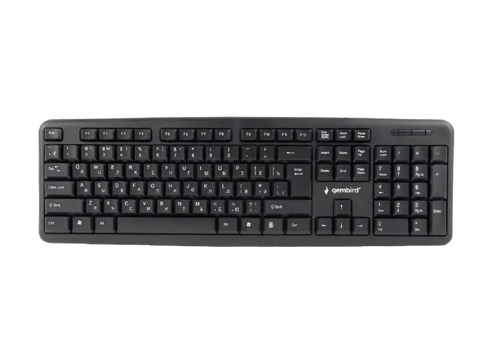 Клавиатура Gembird KB-U-103-RU, Проводное, Чёрный, клавиатуры ,мышки ,веб камера ,коврики ,флешки , 16gb, 32gb,64gb,128gb,256gb,512,microsd,sd