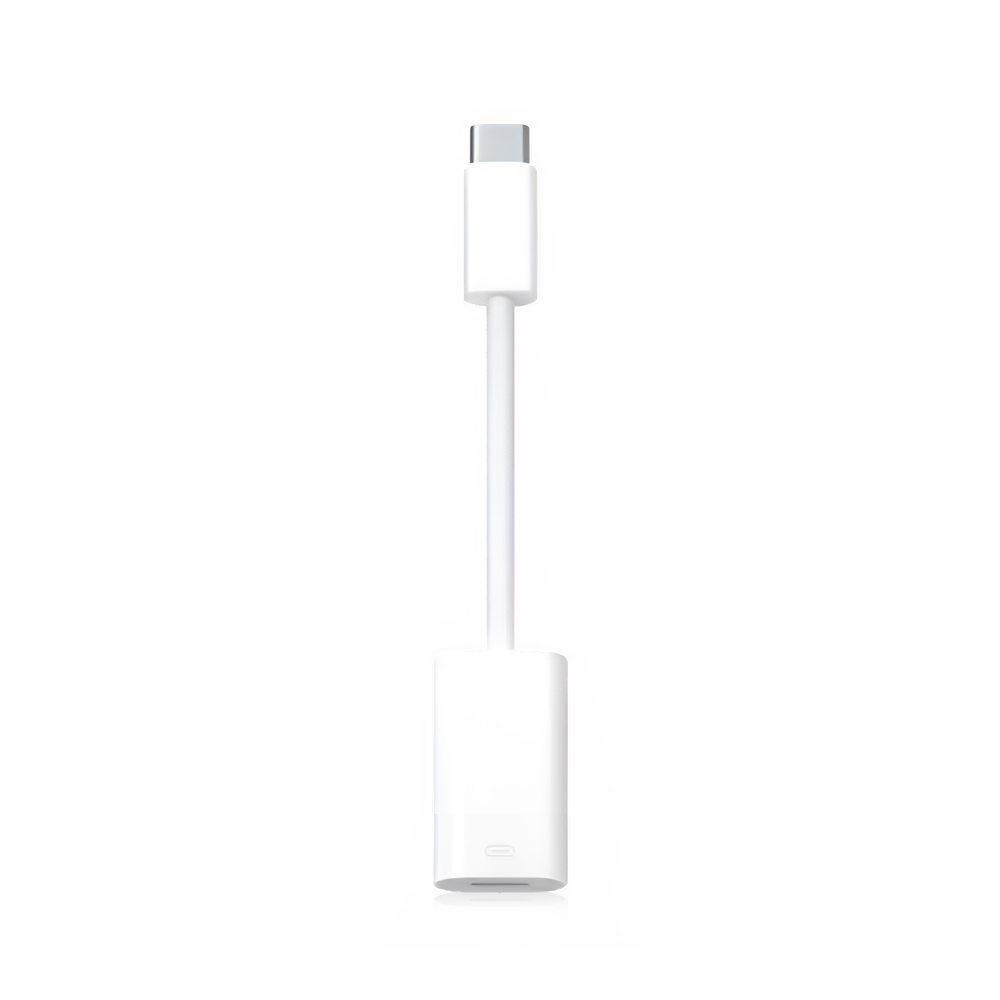 Helmet Adapter Type-C to Lightning, White