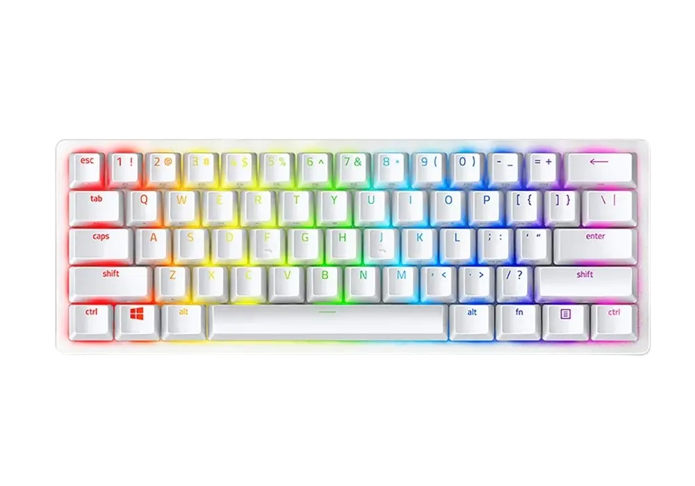 Клавиатура RAZER Huntsman Mini, Проводное, Белый, клавиатуры ,мышки ,веб камера ,коврики ,флешки , 16gb, 32gb,64gb,128gb,256gb,512,microsd,sd