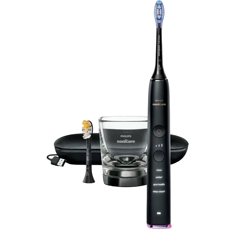 Электрическая звуковая зубная щетка Philips HX9917/89, Чёрный