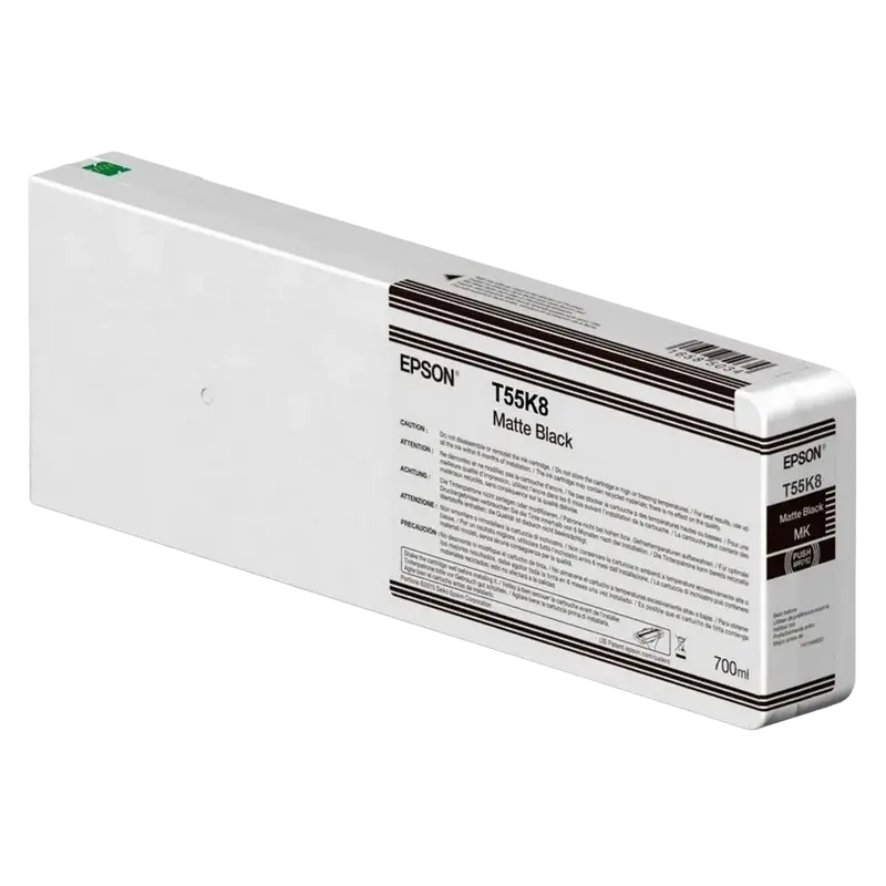 Картридж чернильный Epson T55K80N UltraChrome HDX/HD, 700мл, Матовый Черный