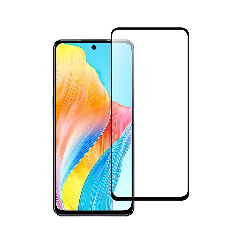 Helmet Diamond Glass 5D Oppo Reno A98 5G, Black