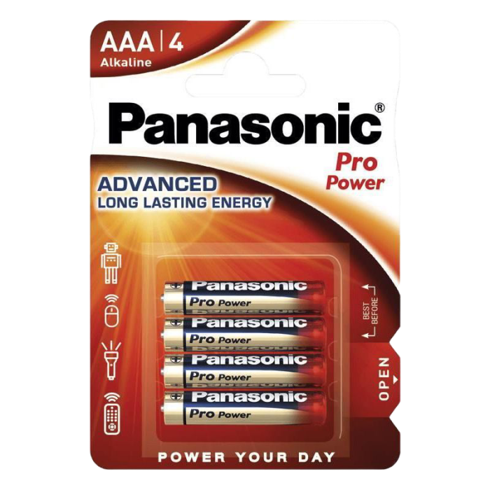 Panasonic   "PRO Power" AAA Blister *4, Alkaline, LR03XEG/4BP