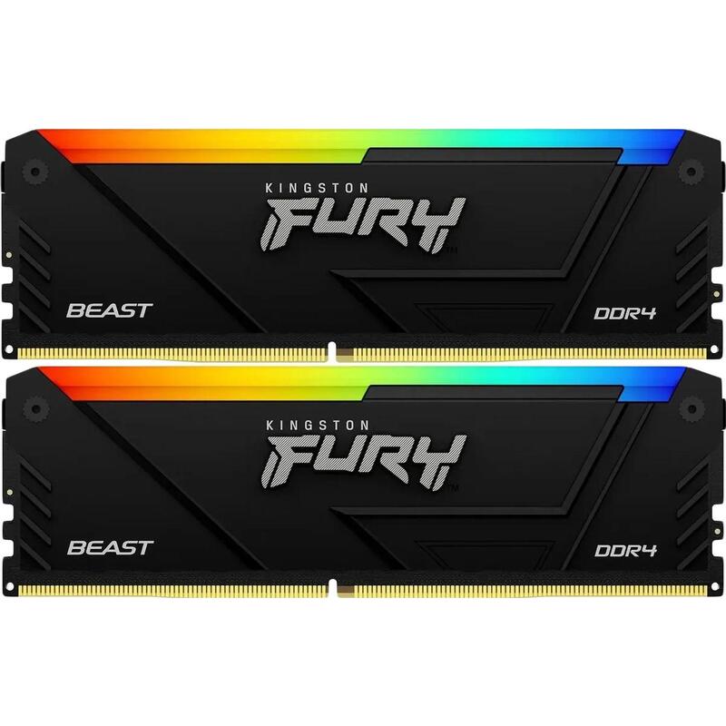 Оперативная память Kingston FURY® Beast DDR4 RGB DDR4-3600 16GB (Kit of 2*8GB)