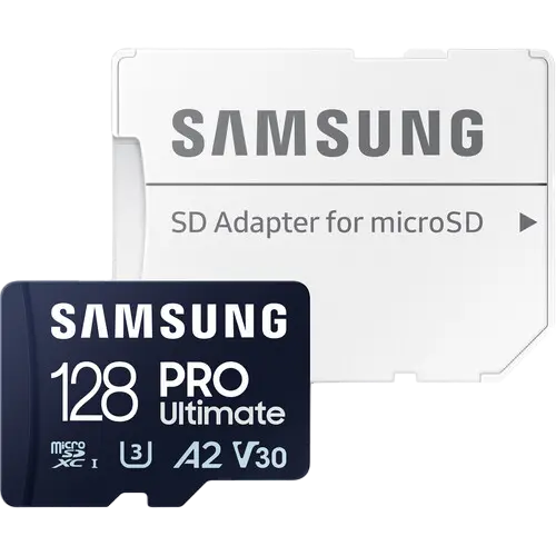 Карта памяти Samsung PRO Ultimate MicroSD, 128Гб (MB-MY128SA/WW)