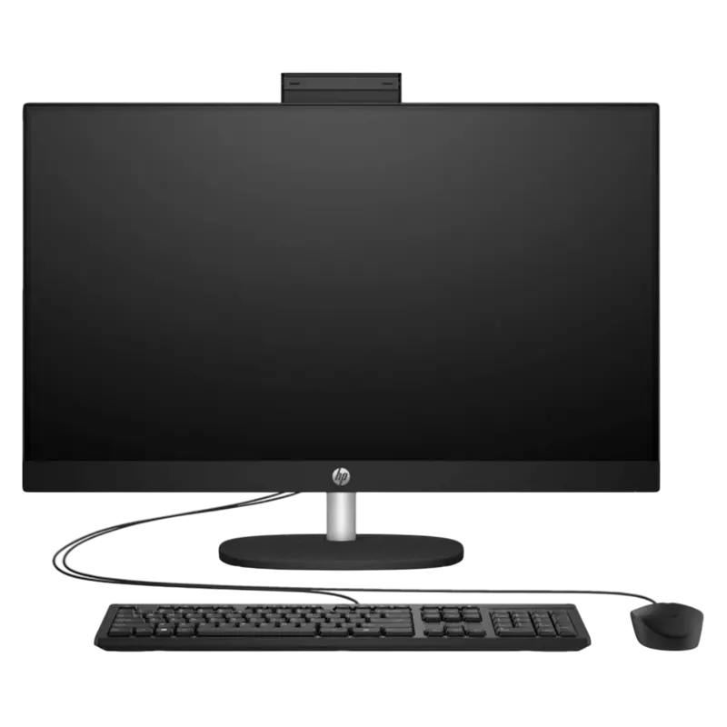 Моноблок HP 24-cr0074ci, 24", AMD Ryzen 5 7520U, 16Гб/512Гб, FreeDOS, Чёрный