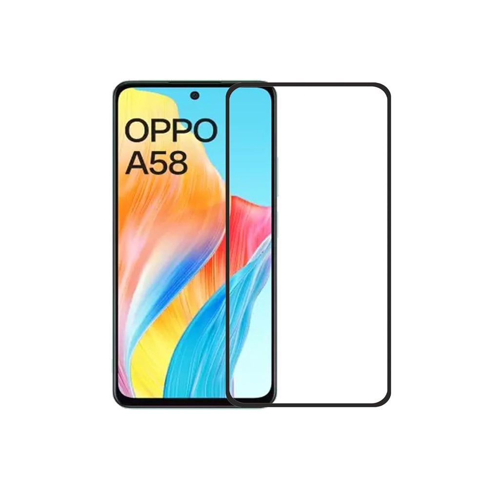 Helmet Diamond Glass 5D Oppo A79/A58 4G, Black