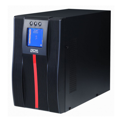 UPS PowerCom MAC-2000, Tower, 2000VA/2000W, Online, LCD, RS232, USB,SNMP SLOT, Ex.Batt. Connector, 2