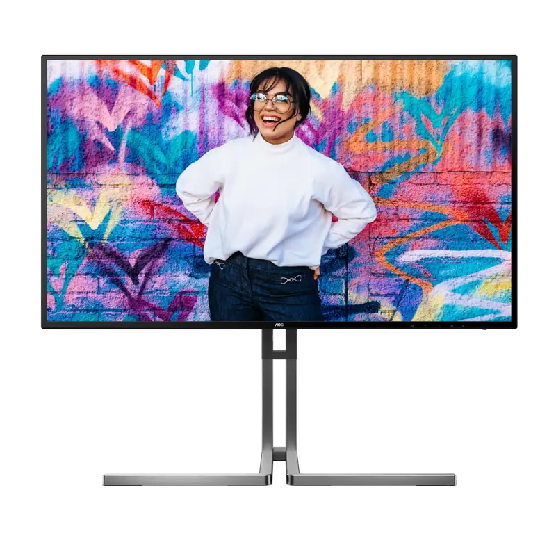 27" Профессиональный монитор AOC U27U3CV, IPS 3840x2160 4K UHD, Чёрный