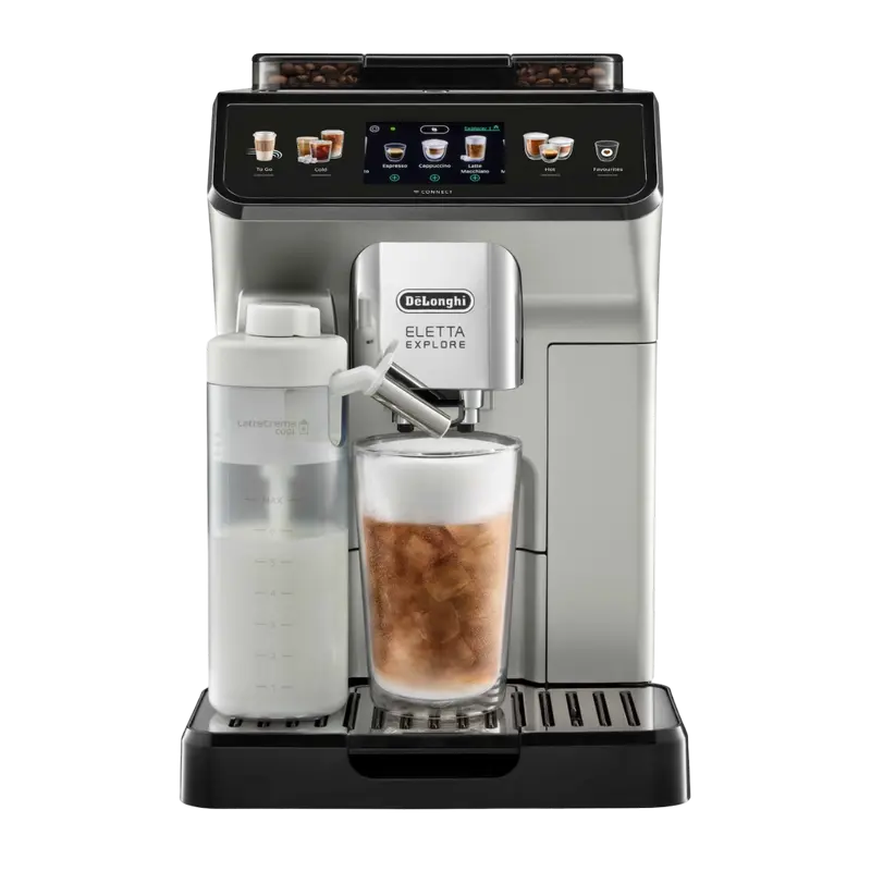 Кофемашина DeLonghi ECAM450.65.S, Нержавеющая Сталь | Черный