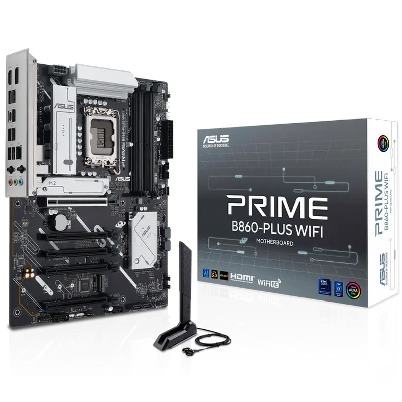 Материнская плата ASUS PRIME B860-PLUS WIFI, LGA1851, Intel B860, ATX,процессоры ,оперативная память, ssd, M2, hdd, кейсы