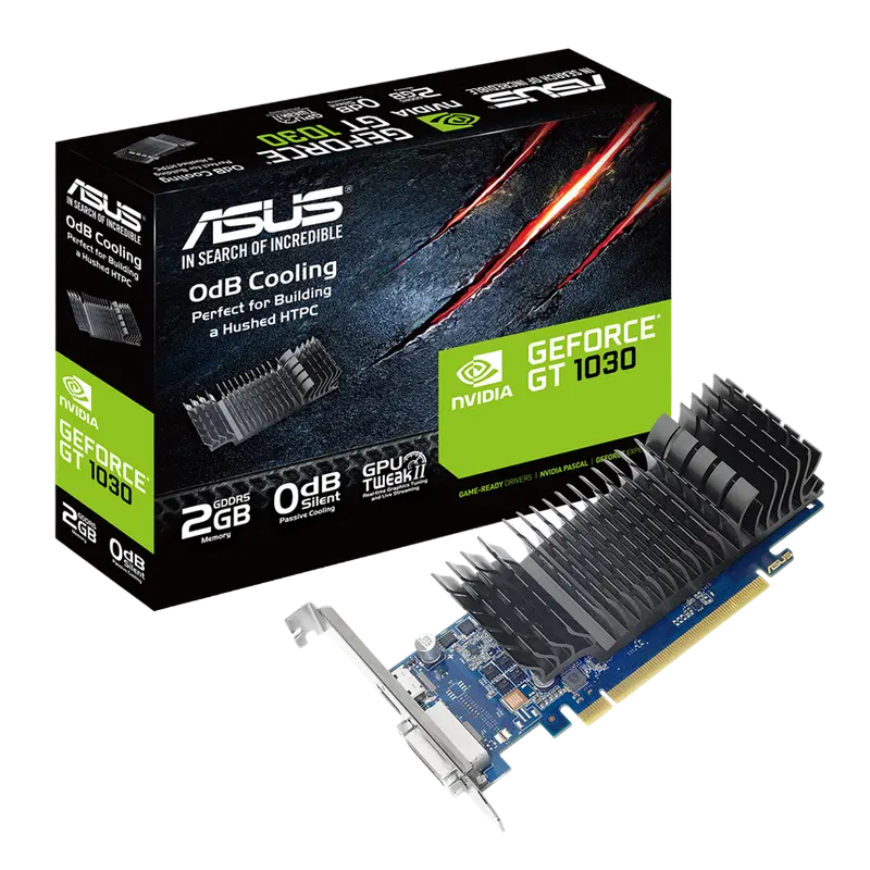 Видеокарта ASUS GT1030-SL-2G-BRK,  2ГБ GDDR5 64бит,процессоры ,оперативная память, ssd, M2, hdd, кейсы