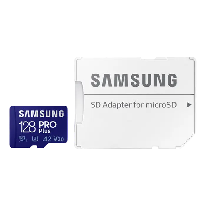 Карта памяти Samsung PRO Plus MicroSD, 128Гб (MB-MD128SA/KR)
