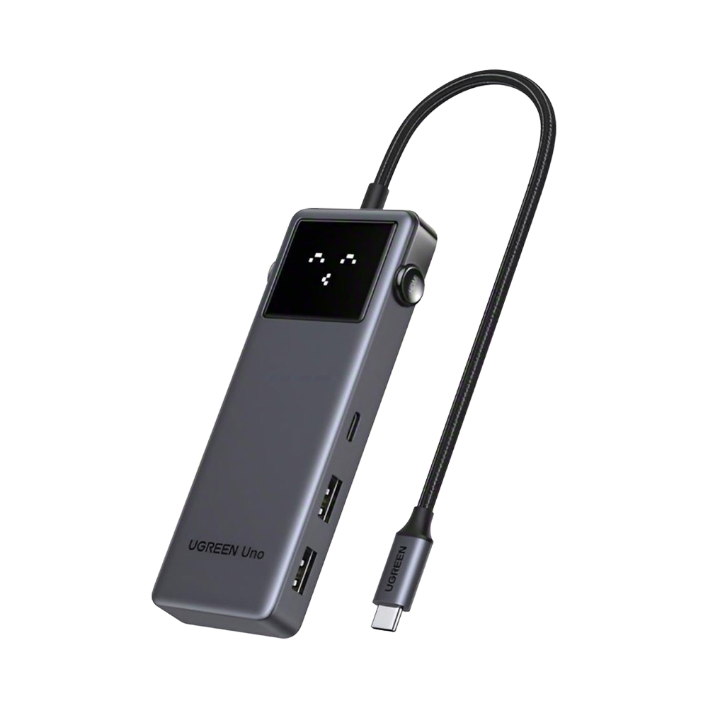 UGREEN Docking Station 7in1 USB-C to 1*HDMI 4K@60Hz + 2*USB-A3.0 + 1*USB-C3.0 + 1*SD + 1*TF + PD 100W, Series UNO | CM889, Gray