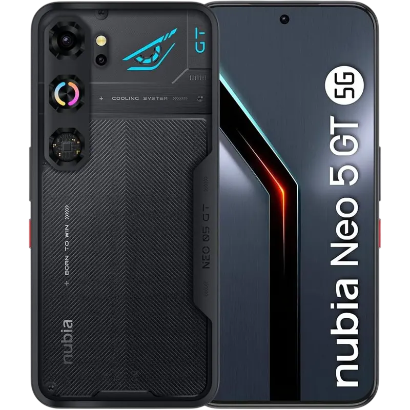 Смартфон ZTE nubia Neo 5 GT, 8Гб/256Гб, Phantom Black¶