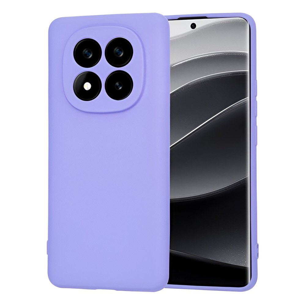 WOO Case Liquid Silicone Xiaomi Redmi Note 14 Pro 4G, Purple