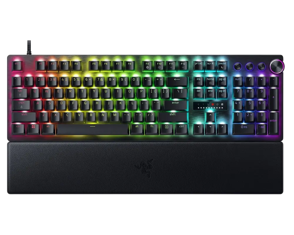 Клавиатура Razer Huntsman V3 Pro, Проводное, Чёрный