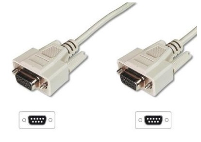 Cable COM port extension DB9F/DB9F Gembird "CC-DB9FDB9F-2M", 1.8m