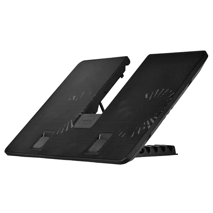 Охлаждающая подставка для ноутбука Deepcool U-PAL, 15,6", Чёрный, acer,asus,lenovo,hp,dell,планшеты,чехол для планшета, подставка для ноутбука, зарядка для ноутбука