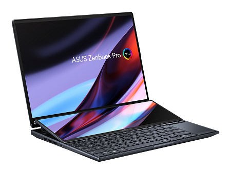 Ноутбук 14,5" ASUS Zenbook Pro 14 Duo OLED UX8402VU, Tech Black, Intel Core i7-13700H, 16Гб/1024Гб, Windows 11 Home