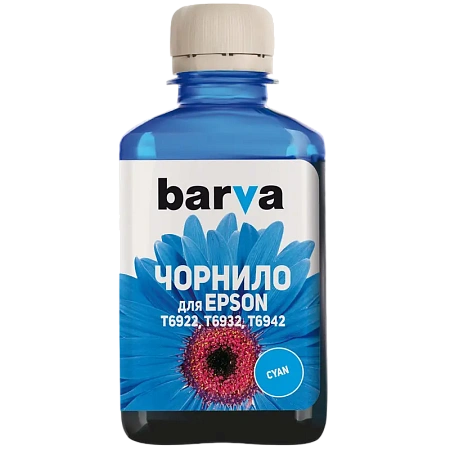 Контейнер с чернилами Barva T6931, 180мл, Голубой,бумага ,чернила, Opc, тонер, dvd, duracell, батарейки