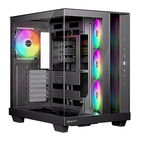 Компьютерный корпус be quiet! Ligh Base 500 LX, Midi-Tower, Без блока питания, Чёрный