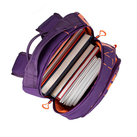 Backpack Rivacase 5430, for Laptop 15,6" & City bags, Violet/Orange