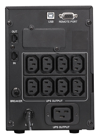 UPS PowerCom SPT-1000, 1000VA/800W, Smart Line Interactive, Pure Sinewave, LCD, AVR, USB, SNMP, 8xIE