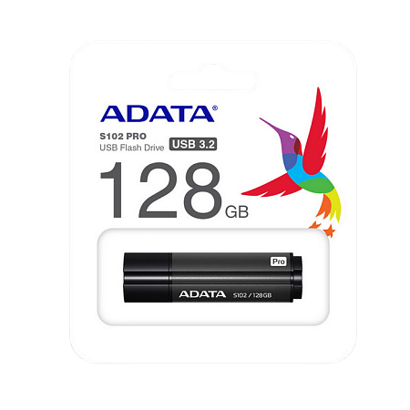 USB Flash накопитель ADATA S102 Pro, 128Гб, Серый