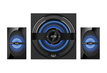 Speakers SVEN "MS-2085" SD-card, USB, FM, remote control, Bluetooth, Black, 60w/30w + 2x15w/2.1 Speakers SVEN "MS-2085" SD-card, USB, FM, remote control, Bluetooth, Black, 60w/30w + 2x15w/2.1
