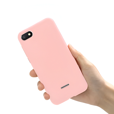 Helmet Case TPU Matte Xiaomi Redmi 6A, Pink Gold Helmet Case TPU Matte Xiaomi Redmi 6A, Pink Gold