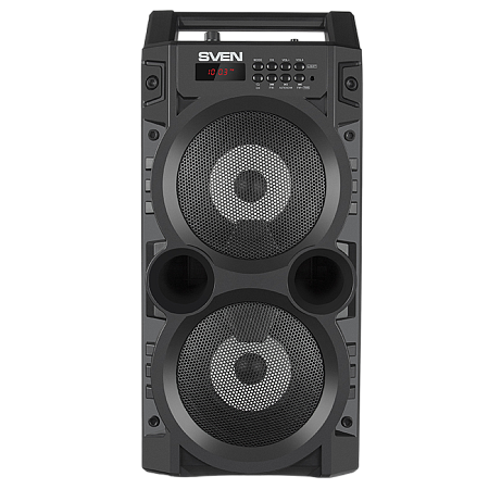 Speakers SVEN "PS-440" 20w, Black, TWS, Bluetooth, FM, USB, microSD, LED-display, RC, 2x2000mA* Speakers SVEN "PS-440" 20w, Black, TWS, Bluetooth, FM, USB, microSD, LED-display, RC, 2x2000mA*