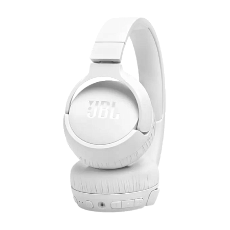 Headphones  Bluetooth  JBL T670NC, White, On-ear, Adaptive Noise Cancelling with Smart Ambient