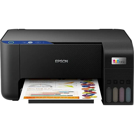 Струйный МФУ Epson MFD EcoTank L3201, Чёрный