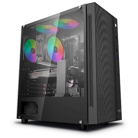 Case ATX Deepcool MATREXX 55 MESH, w/o PSU, USB3.0, 2xUSB2.0, Front Mesh, Tempered Glass, Dust Filte Case ATX Deepcool MATREXX 55 MESH, w/o PSU, USB3.0, 2xUSB2.0, Front Mesh, Tempered Glass, Dust Filte