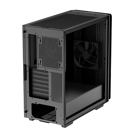 Case ATX Deepcool CK500, w/o PSU, 2x140mm fans, USB-C, 2xUSB3.0, Tempered Glass, VGA Holder, Dust Fi