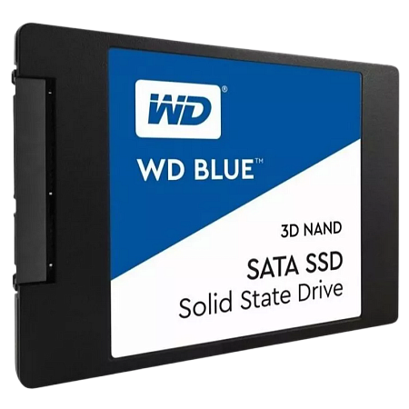 2.5" SATA SSD  250GB  WD Blue  (WDS250G2B0A) [R/W:550/525MB/s, 95/81K IOPS, 3D-NAND TLC BiCS3]