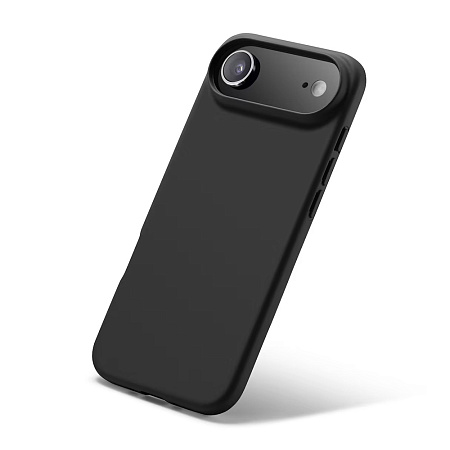 WOO Case Liquid Silicone iPhone 17 Air, Black WOO Case Liquid Silicone iPhone 17 Air, Black