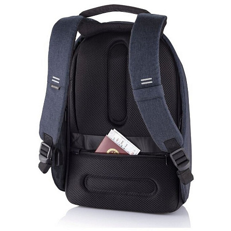 Backpack Bobby Hero Regular, anti-theft, P705.295 for Laptop 15.6" & City Bags, Navy 