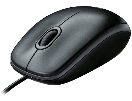 Mouse Logitech B100 OEM, 1000 dpi, 3 buttons, Ambidextrous, 90g, 1,8m, USB, Black Mouse Logitech B100 OEM, 1000 dpi, 3 buttons, Ambidextrous, 90g, 1,8m, USB, Black