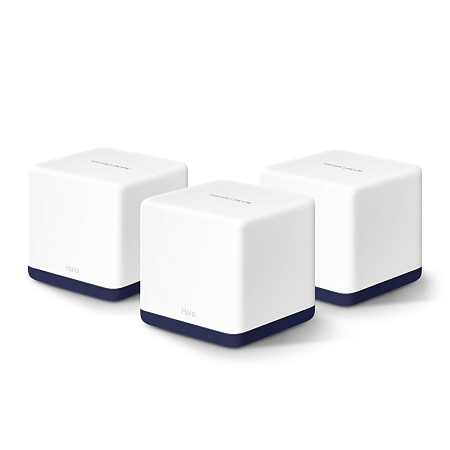 Whole-Home Mesh Dual Band Wi-Fi AC System MERCUSYS, "Halo H50G(3-pack)", 1900Mbps,MU-MIMO,Gbit Ports Whole-Home Mesh Dual Band Wi-Fi AC System MERCUSYS, "Halo H50G(3-pack)", 1900Mbps,MU-MIMO,Gbit Ports