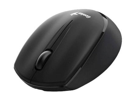 Wireless Mouse Genius NX-7009, 1200 dpi, 3 buttons, Ambidextrous, 65g, BlueEye, 1xAA, 2.4Ghz, Black