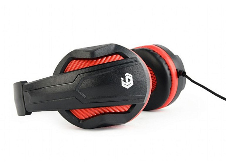  Gaming Headset GMB GHS-03, 40mm driver, 20-20000Hz, 32 Ohm, 95 db, 0.250g, 3.5mm, Black/Red