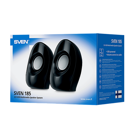 Speakers SVEN "185" Black, 6w, USB power
