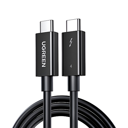 UGREEN Cable Type-C to Type-C Thunderbolt 4, 40Gbps, 0.8m | US501, Black